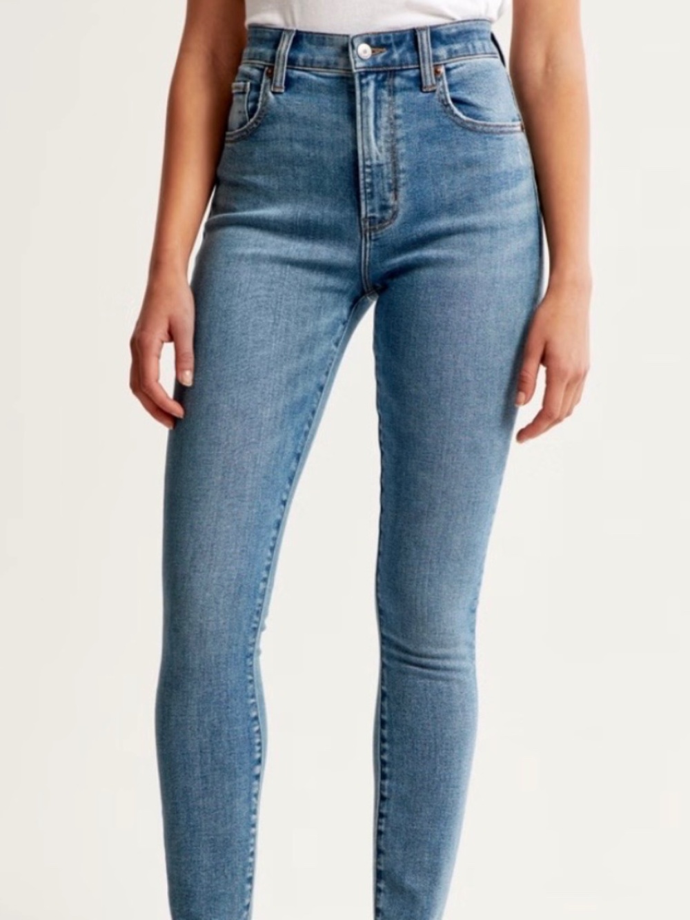 EUC Abercrombie & Fitch Simone High Rise Super Skinny Jeans Size 28